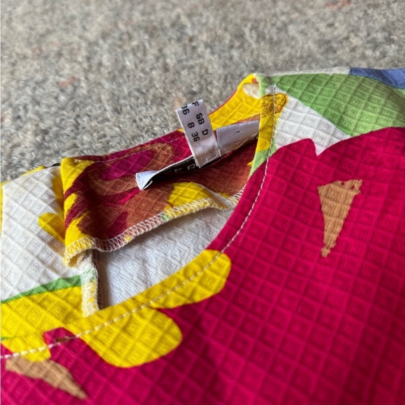 Yellow Ruched One Shoulder Sundress - Picture 4 of 8